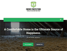 Tablet Screenshot of energyprotectors.com